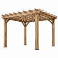 Pergola drewniana z drewna sosnowego 3x3 m
