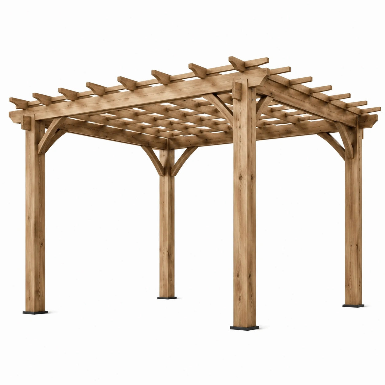 Pergola drewniana z drewna sosnowego 3x3 m